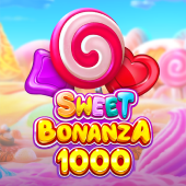 Sweet Bonanza 1000 magicjili slot icon with candy cluster symbols